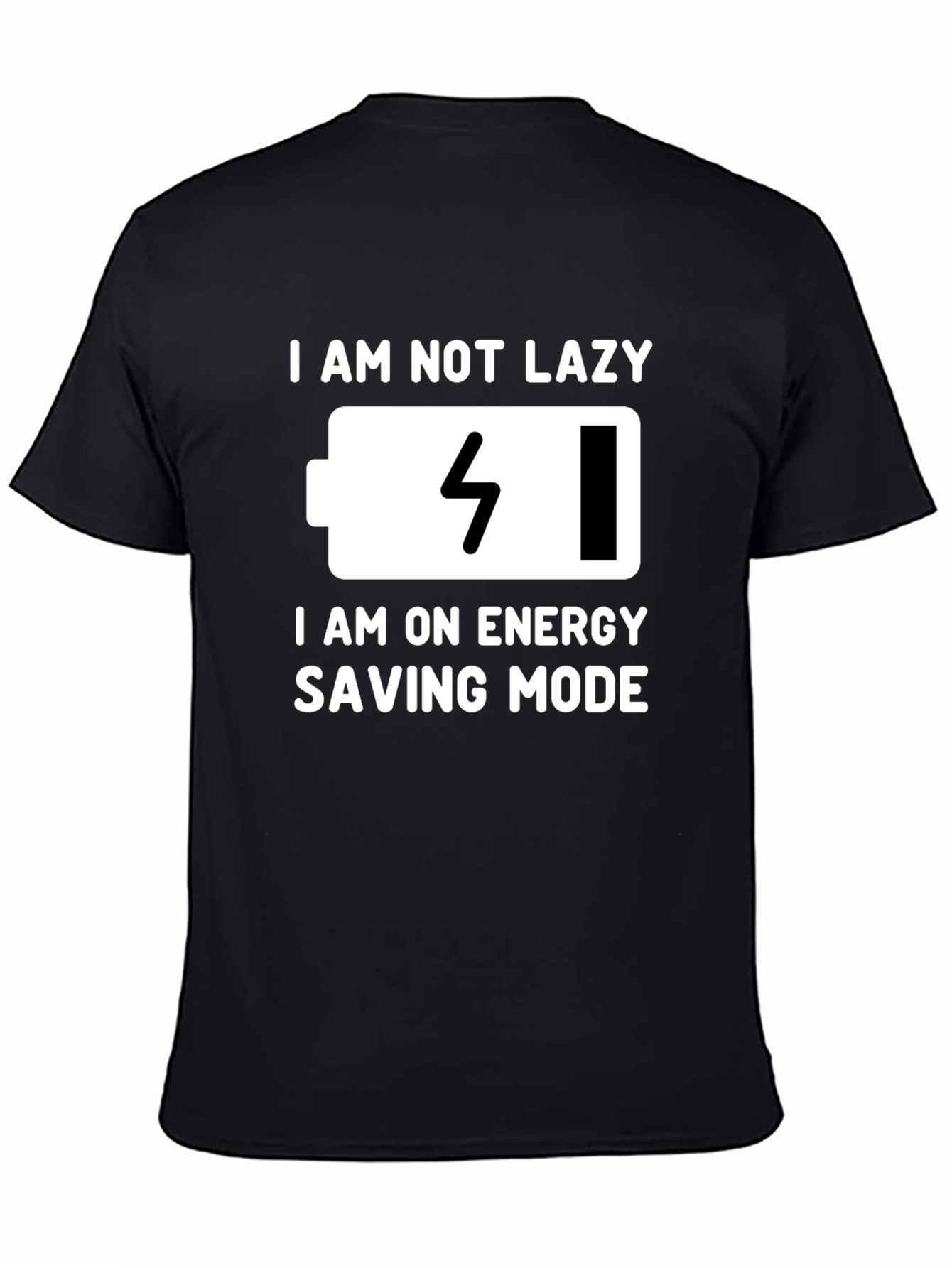Funny Energy Saving Mode Graphic Tee