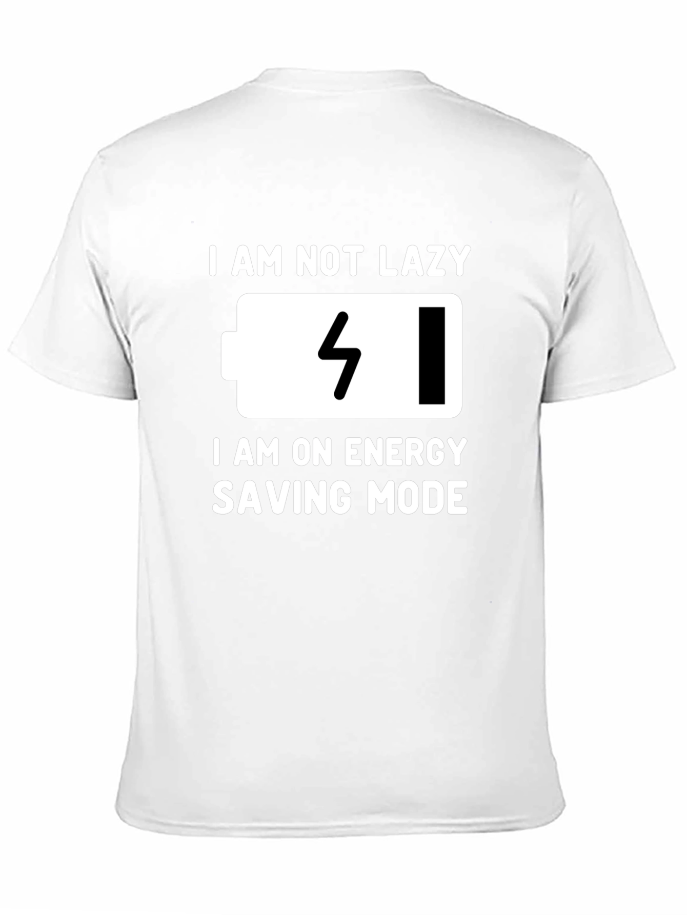 Funny Energy Saving Mode Graphic Tee