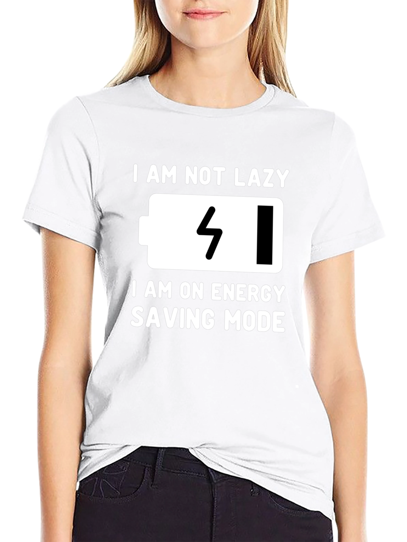 Funny Energy Saving Mode Graphic Tee
