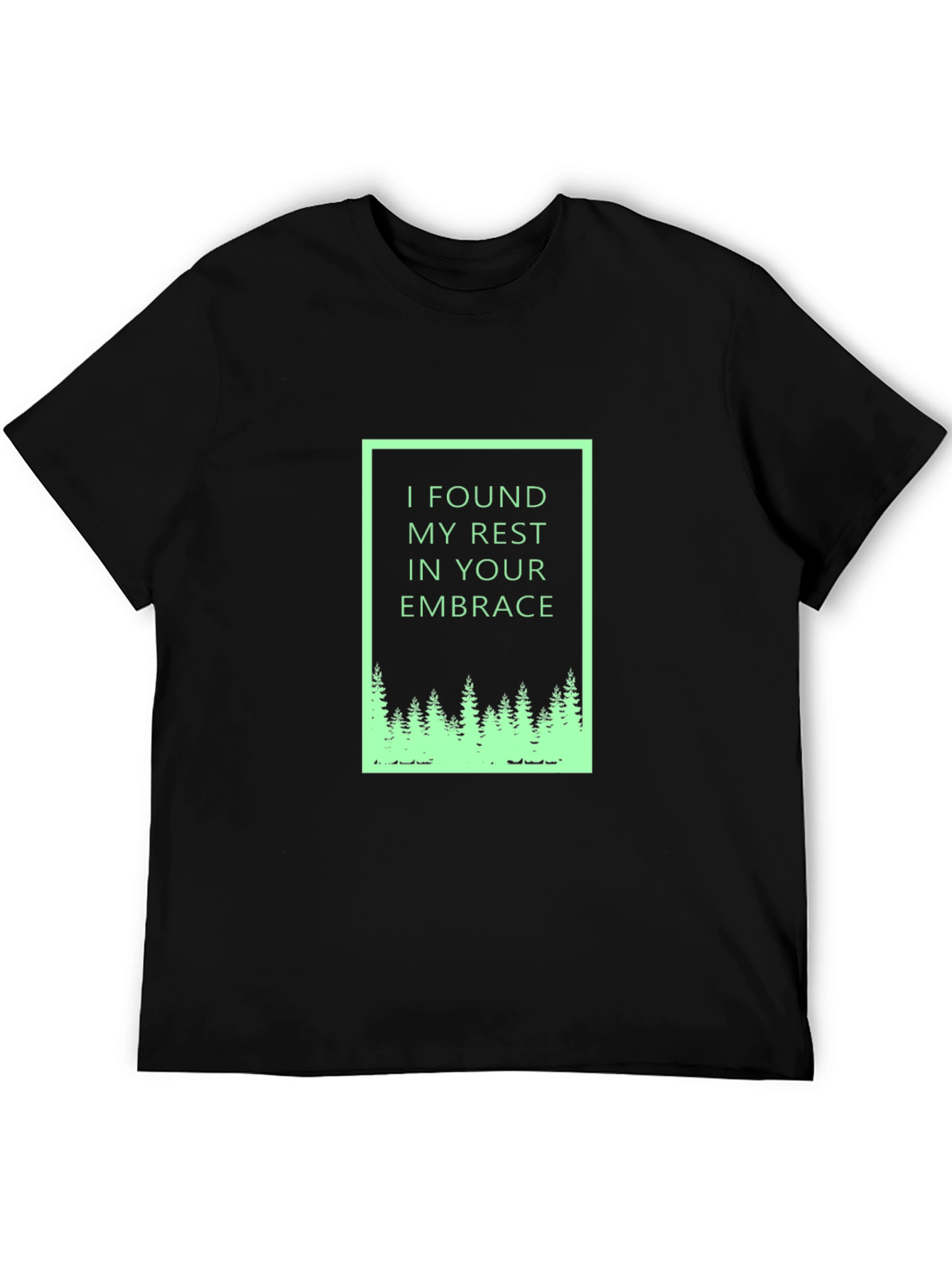 Natures Embrace Graphic Tee - Black