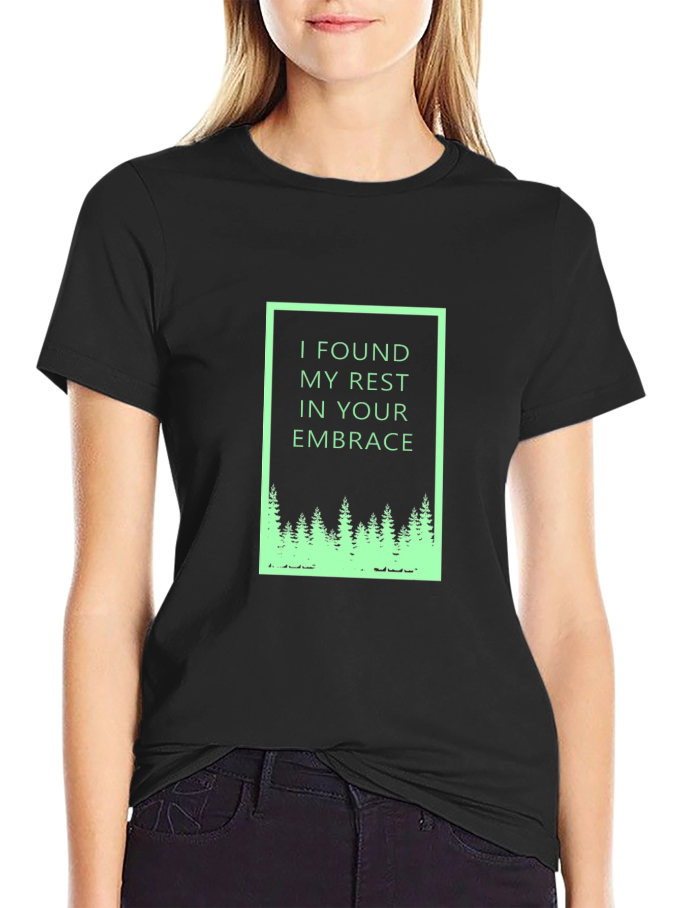 Natures Embrace Graphic Tee - Black