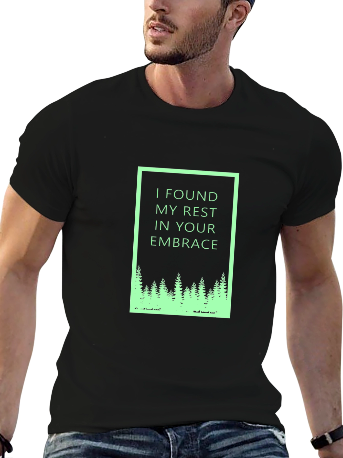Natures Embrace Graphic Tee - Black