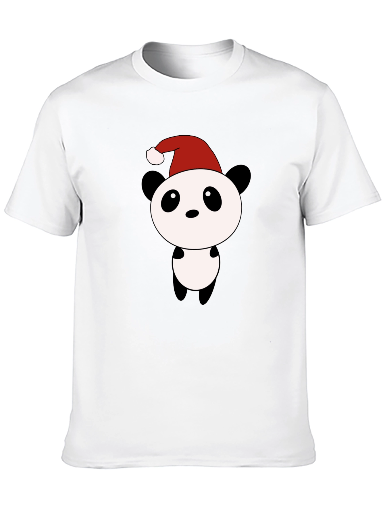Festive Panda T-Shirt - Holiday Cheer