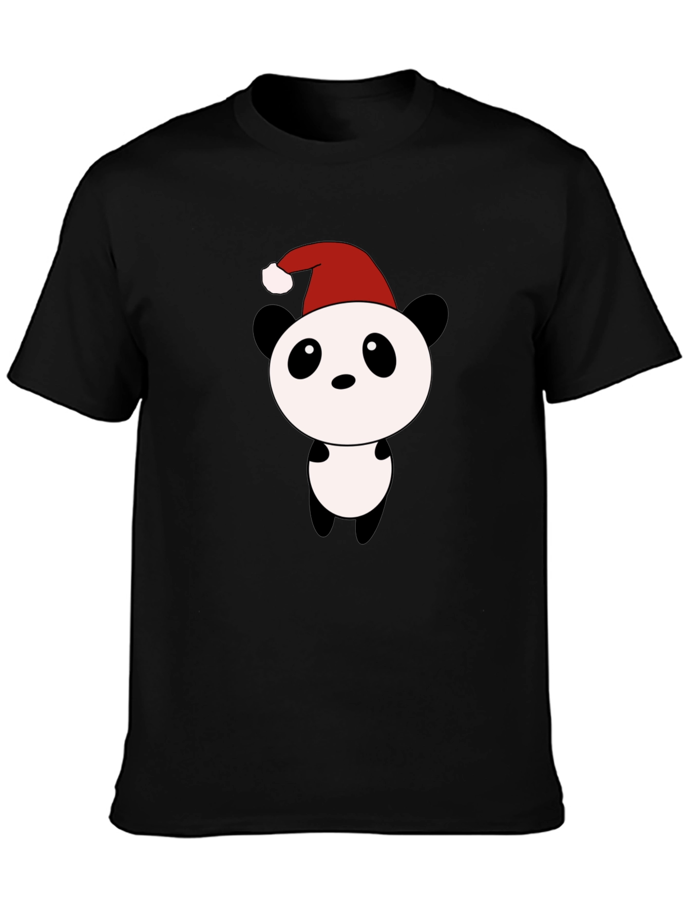 Festive Panda T-Shirt - Holiday Cheer