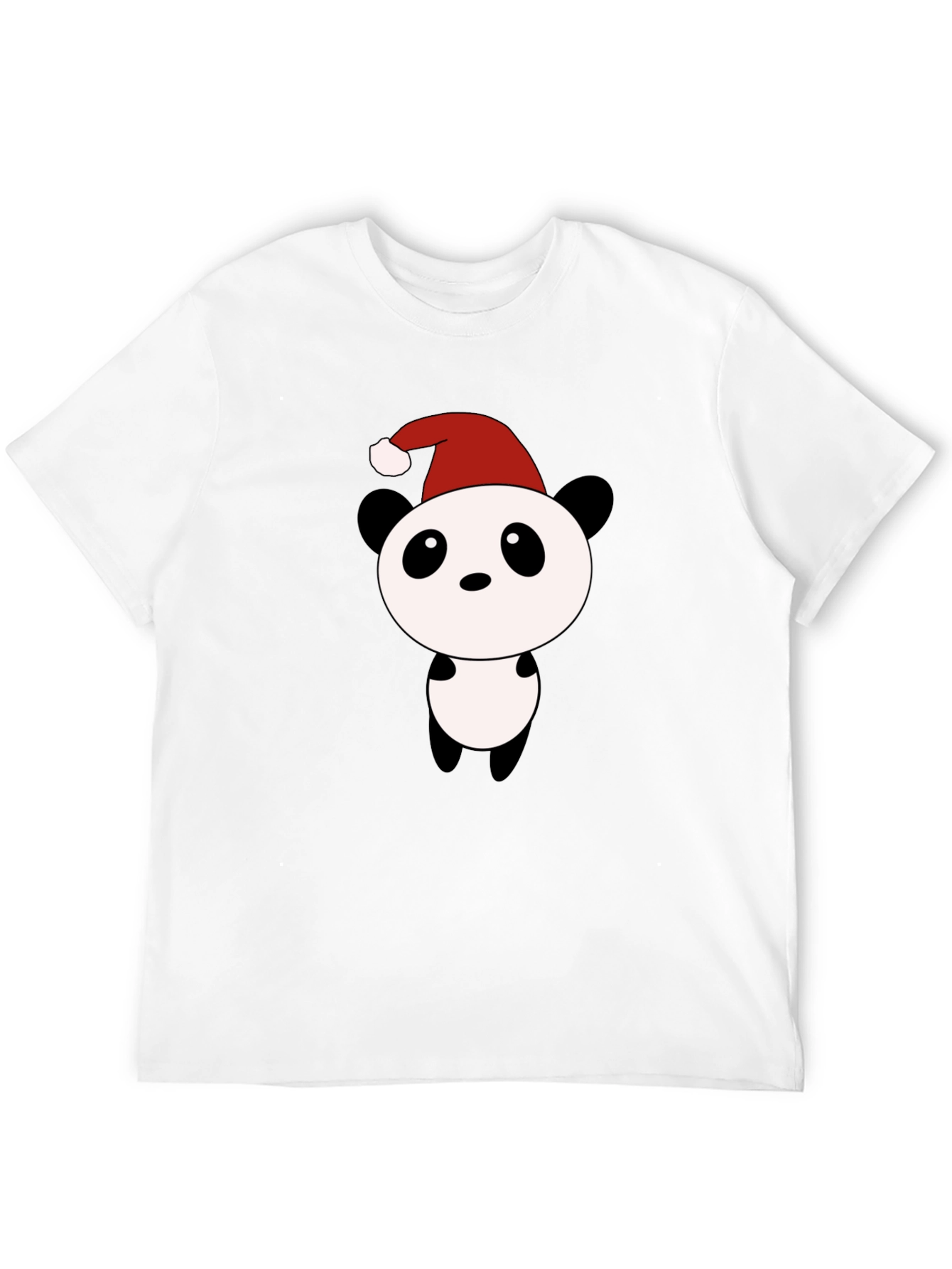 Festive Panda T-Shirt - Holiday Cheer