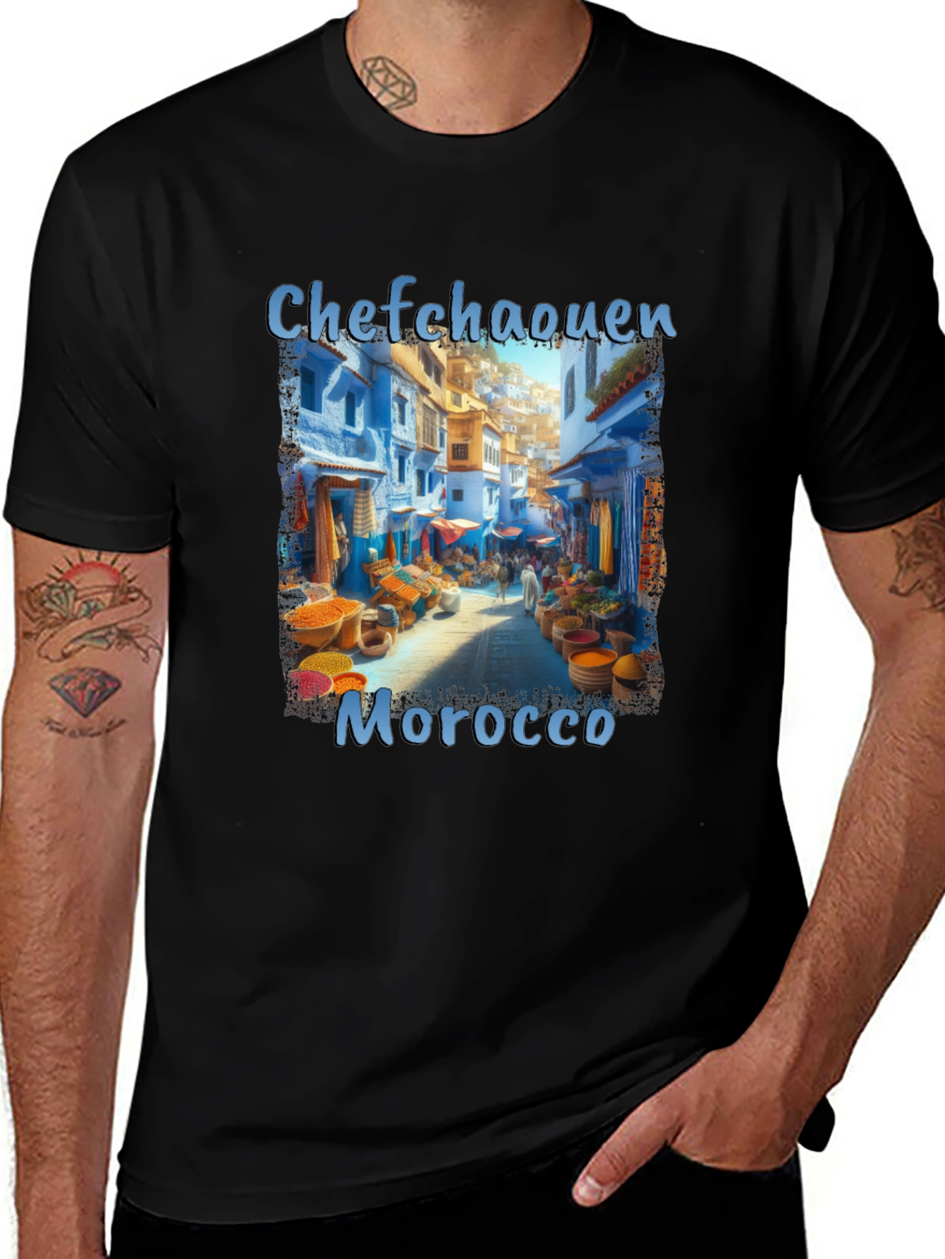 Chefchaouen Morocco T-Shirt