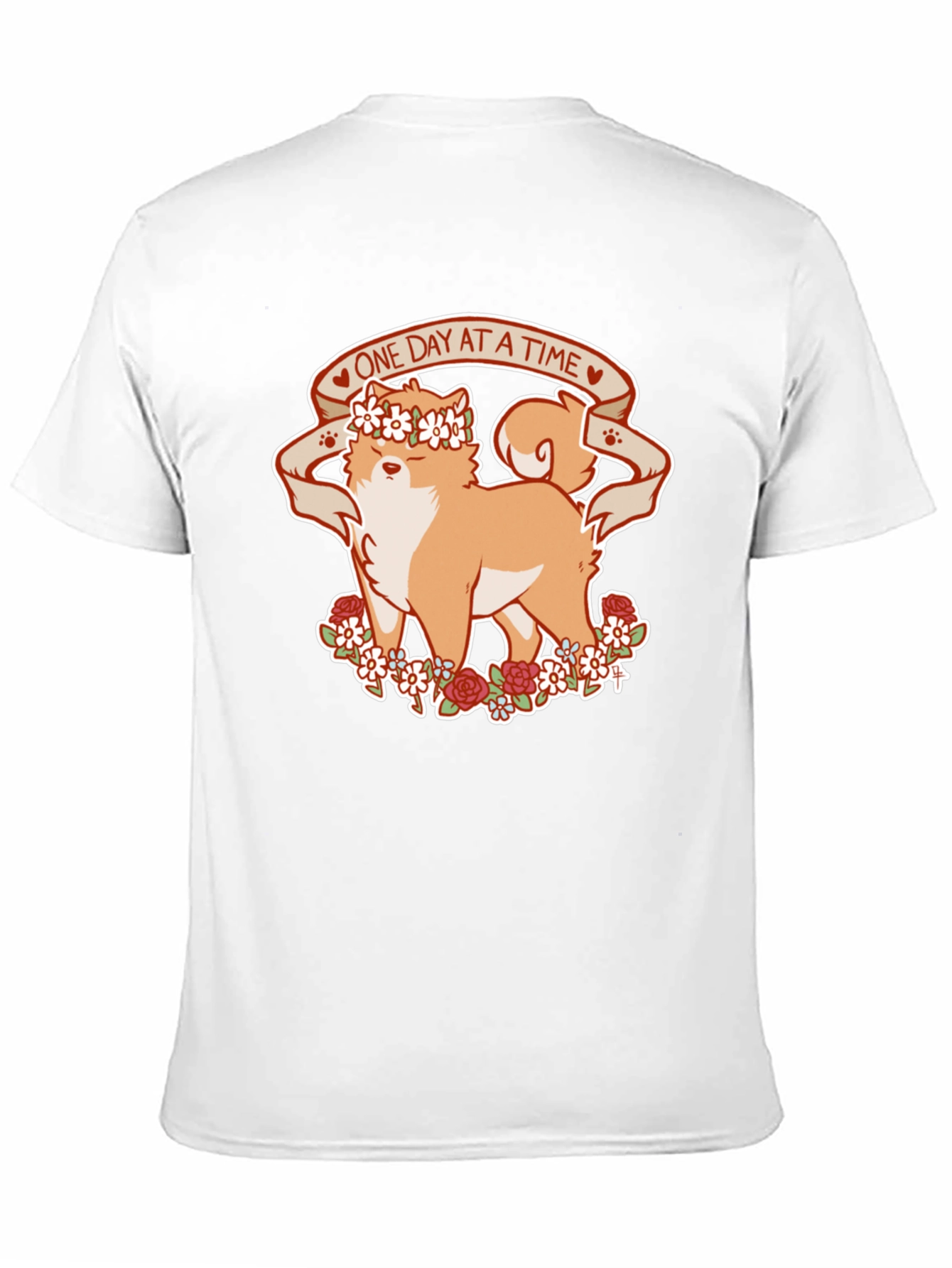 Shiba Inu One Day At A Time T-Shirt