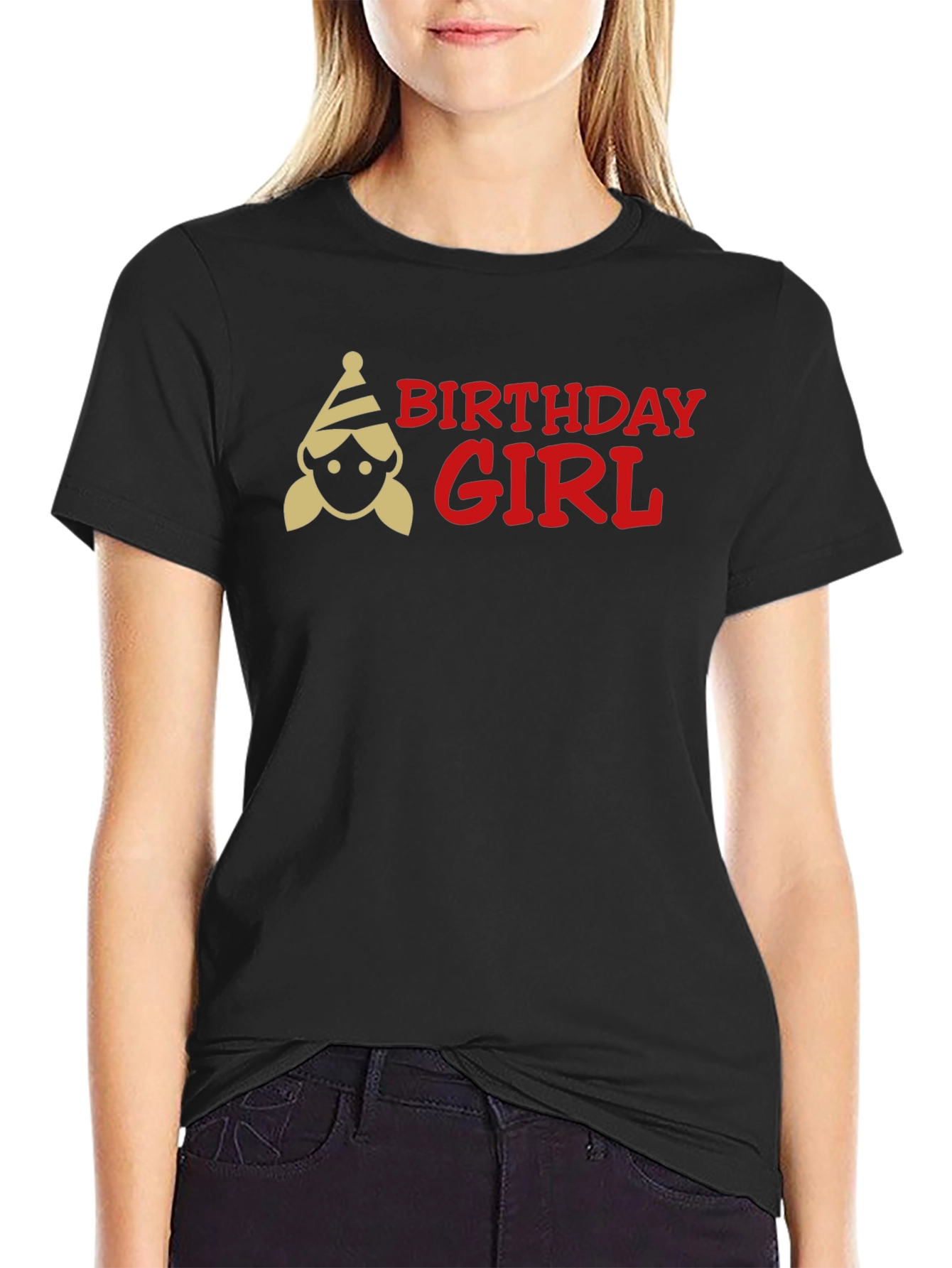 Birthday Girl Graphic Tee - Cute Celebration T-Shirt