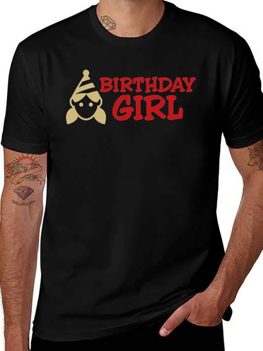 Birthday Girl Graphic Tee - Cute Celebration T-Shirt