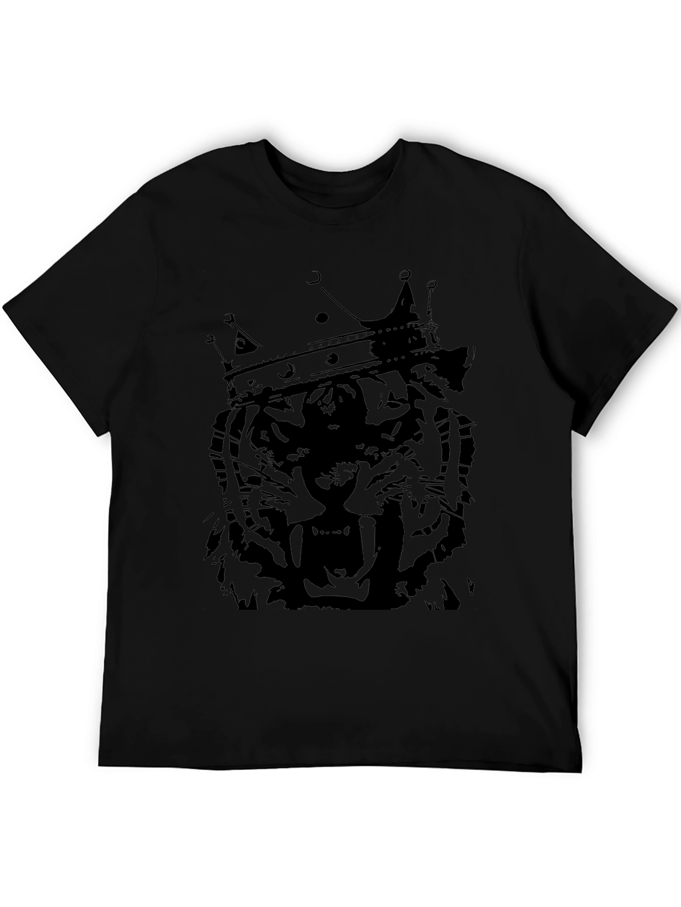 King Tiger Graphic Tee - Black T-Shirt