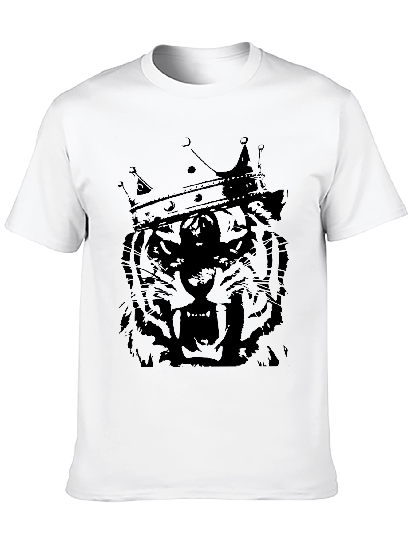 King Tiger Graphic Tee - Black T-Shirt