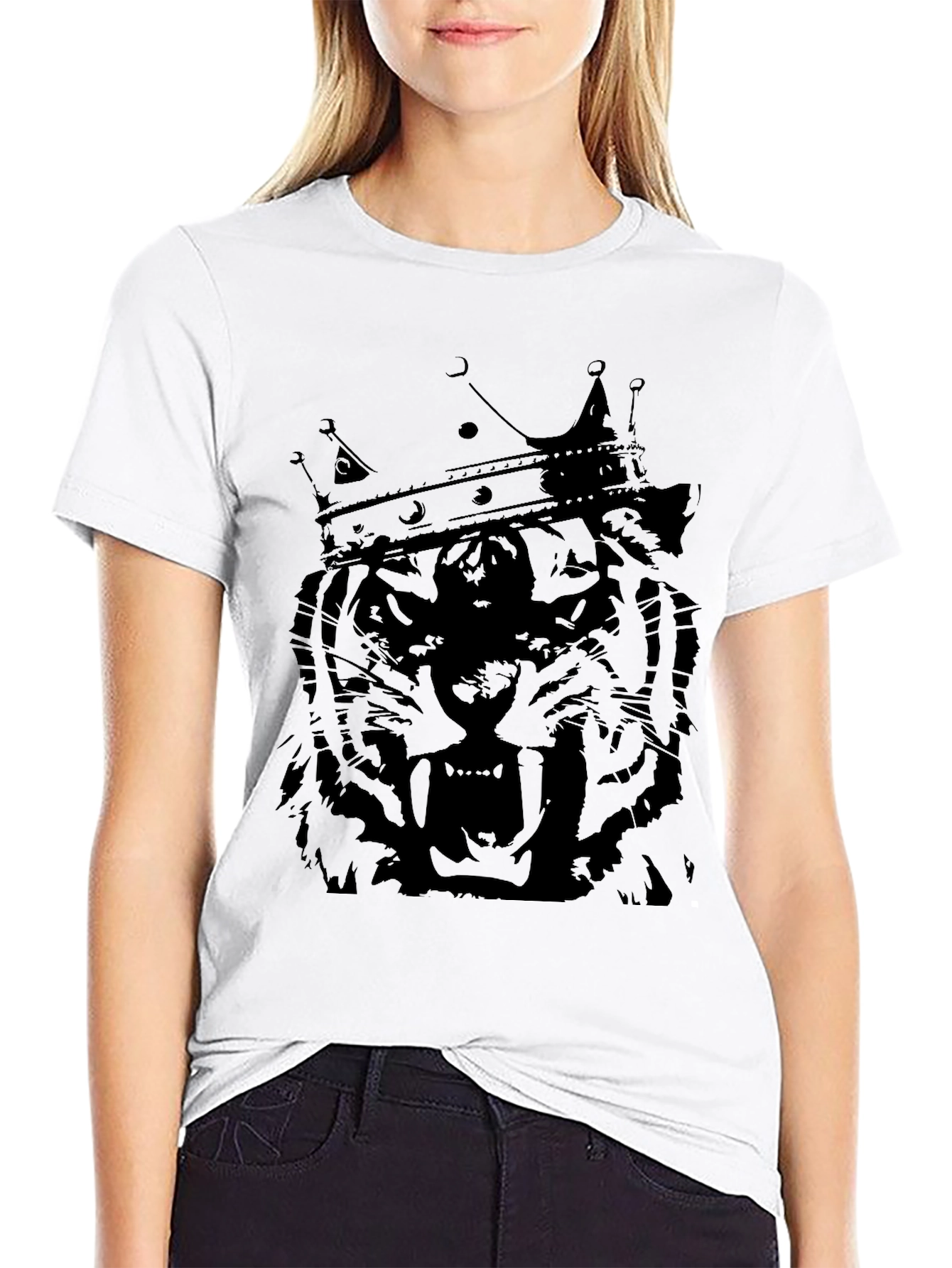 King Tiger Graphic Tee - Black T-Shirt
