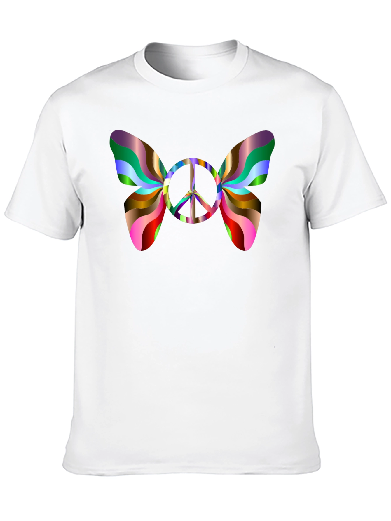 Peace Sign Butterfly Graphic Tee