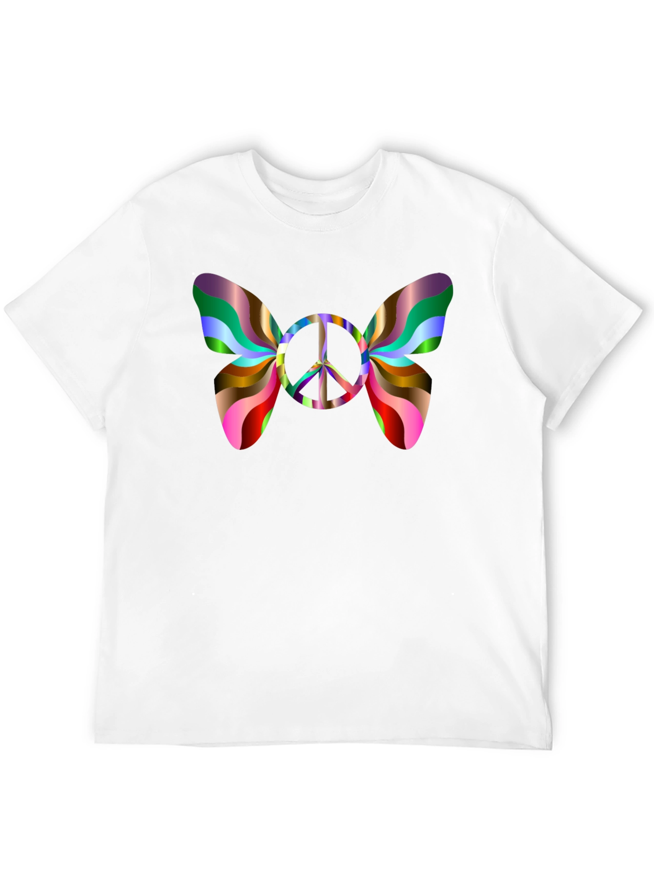 Peace Sign Butterfly Graphic Tee