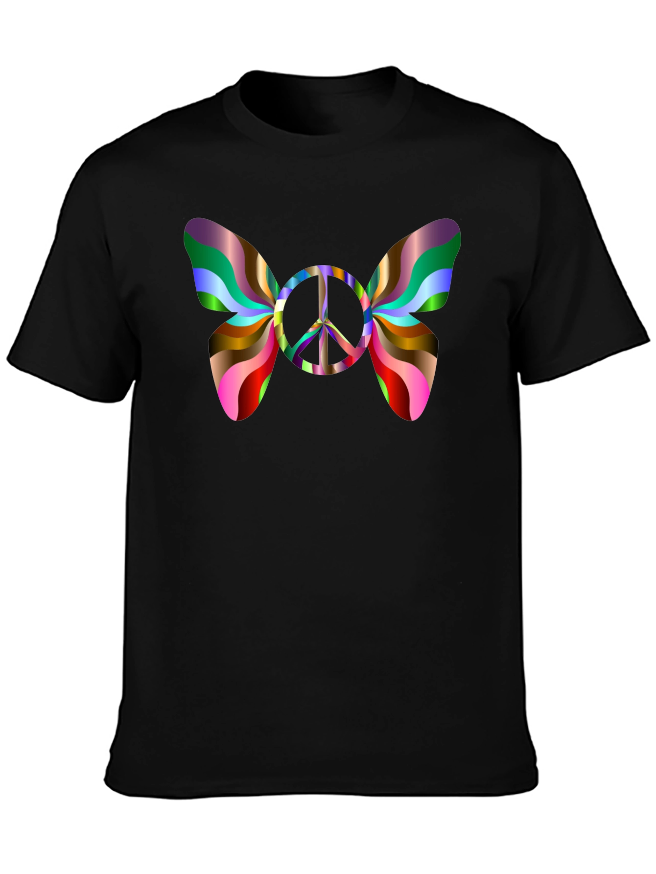 Peace Sign Butterfly Graphic Tee
