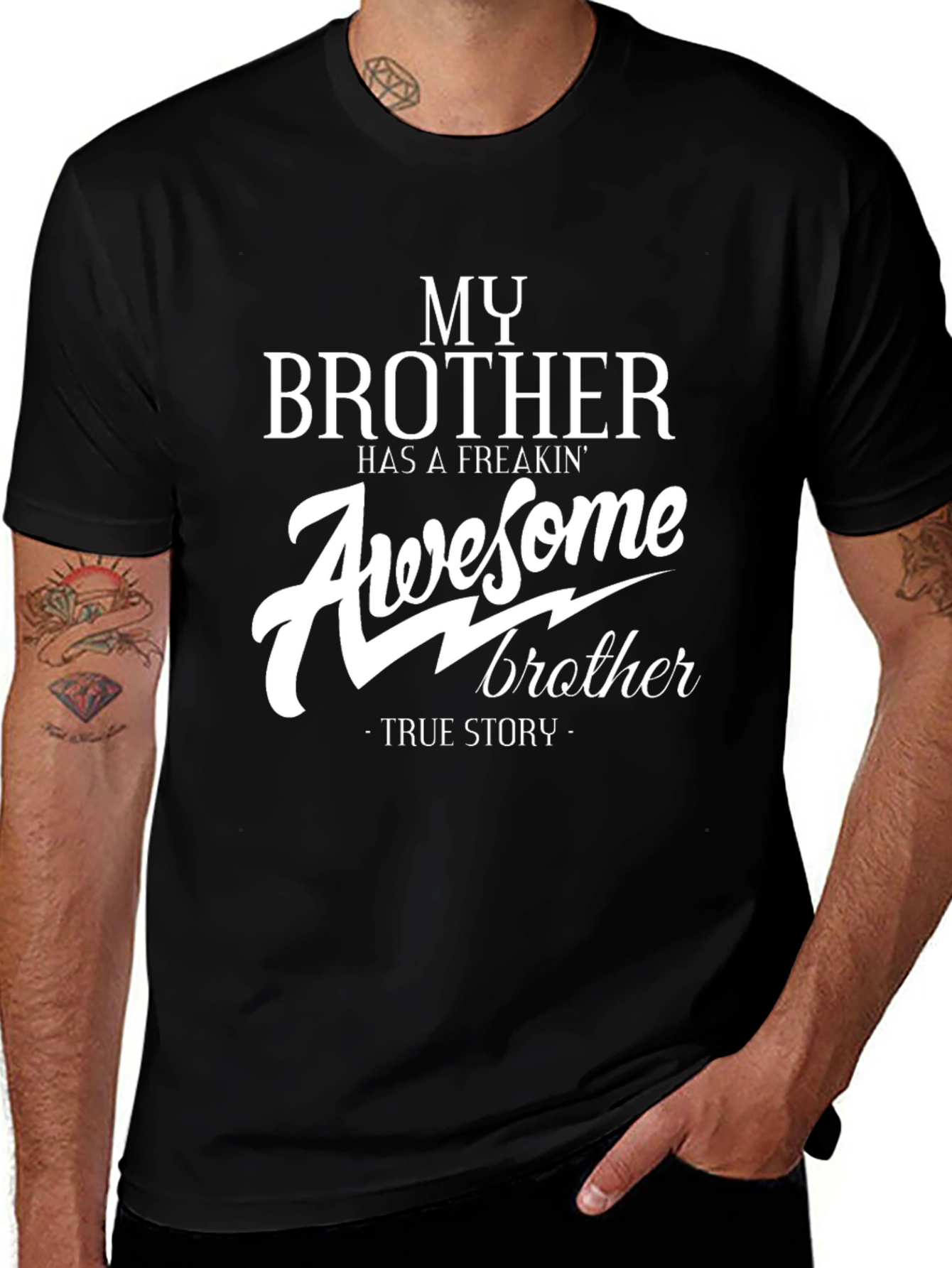 Awesome Brother T-Shirt - Funny Slogan Tee