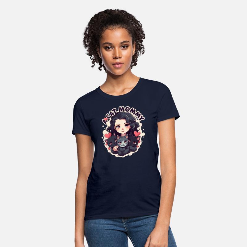 Love Meow: Cat Mom Cuddle Trio Tee Sticker