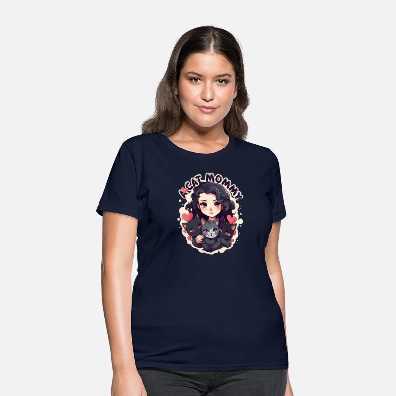Love Meow: Cat Mom Cuddle Trio Tee Sticker