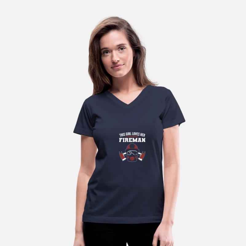 Loves Her Fireman Volunteer Firefighter Gift