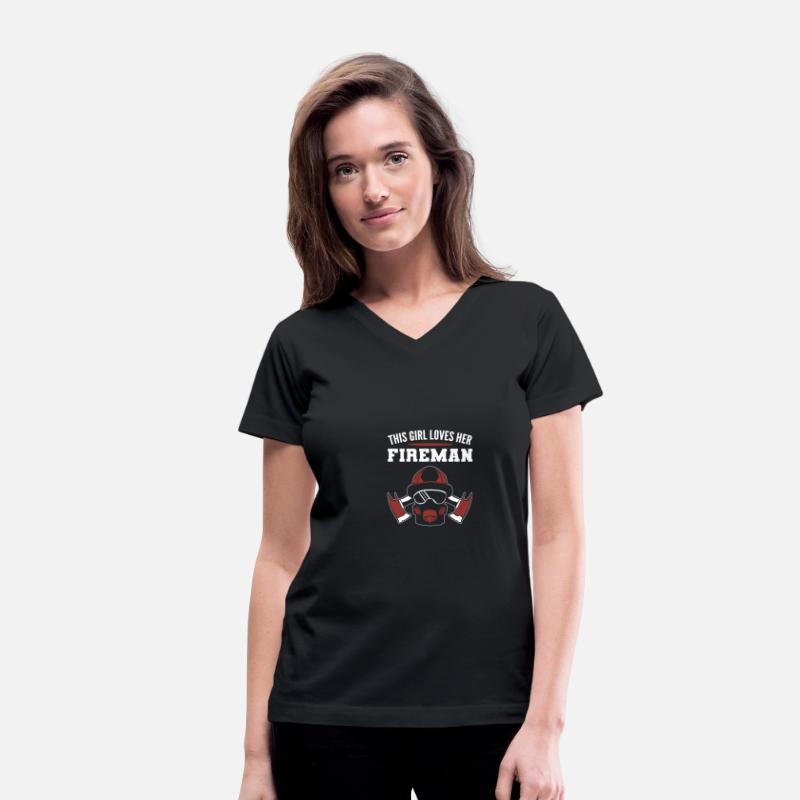 Loves Her Fireman Volunteer Firefighter Gift