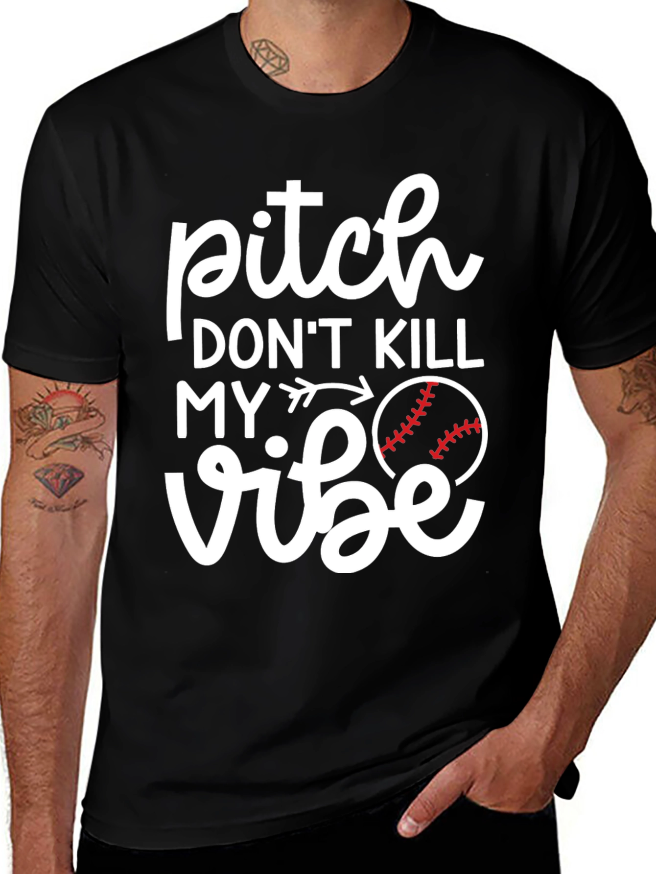 Pitch Dont Kill My Vibe Graphic Tee