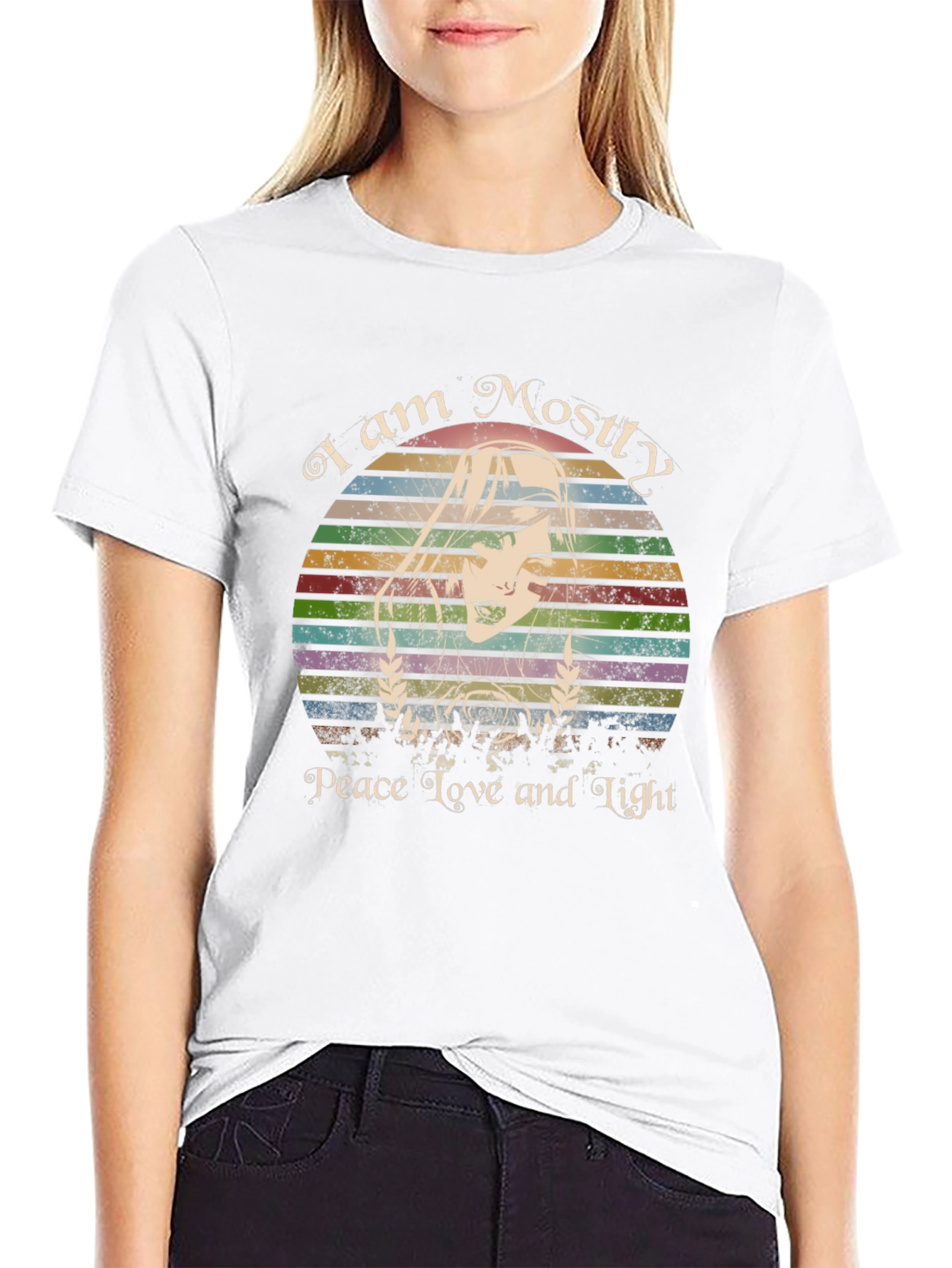 Peace Love Light Graphic Tee