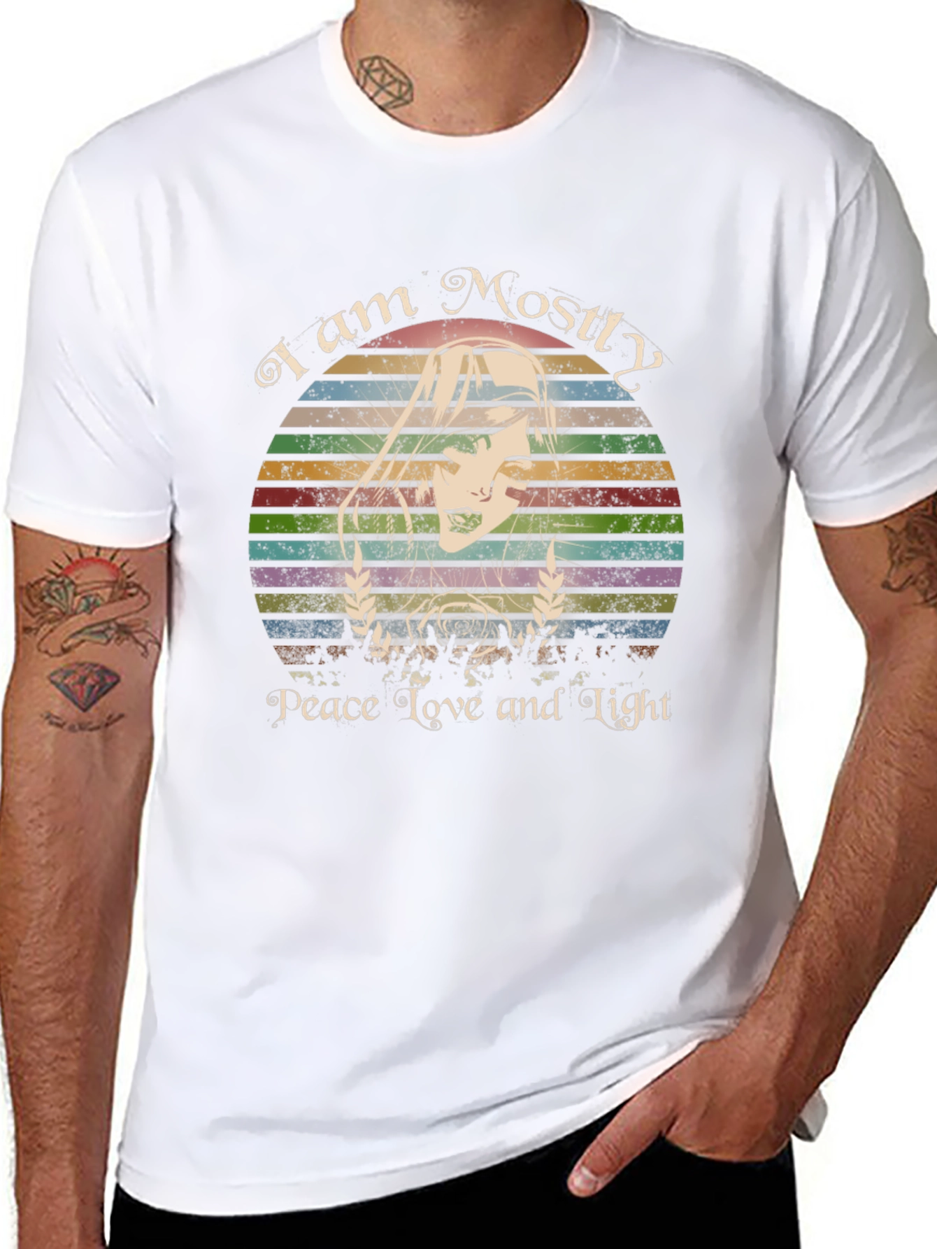 Peace Love Light Graphic Tee