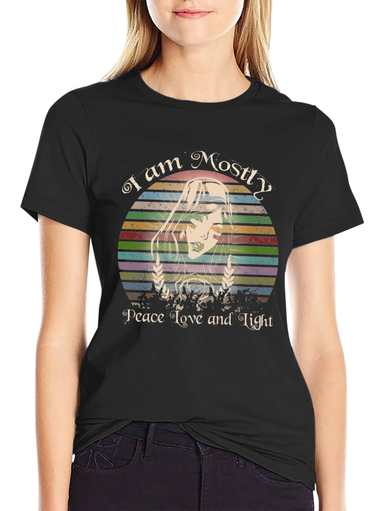 Peace Love Light Graphic Tee