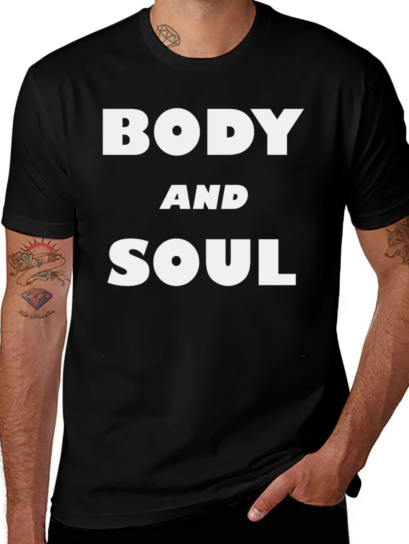 Body and Soul Black T-Shirt