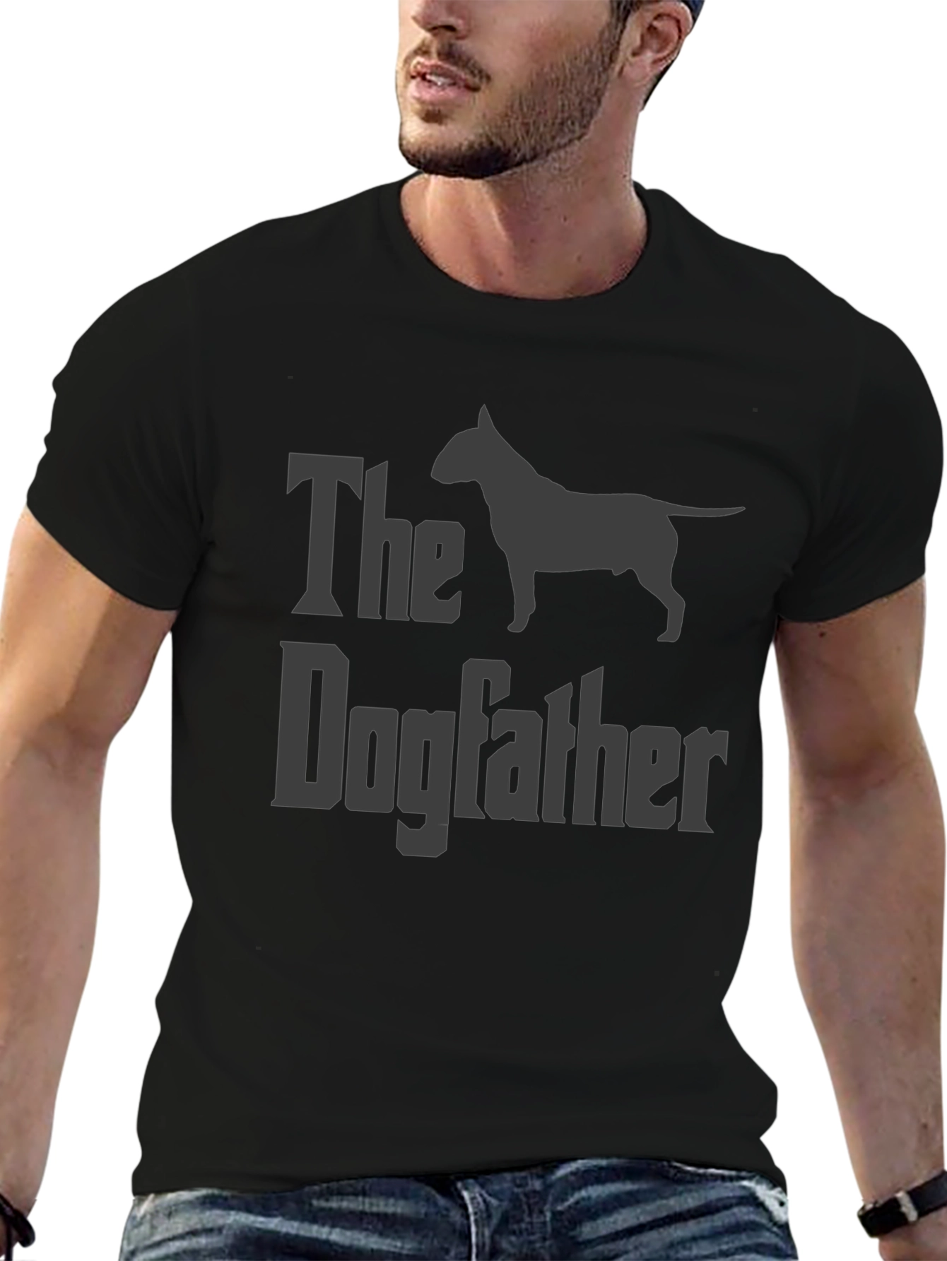 The Dogfather Graphic Tee - Black T-Shirt