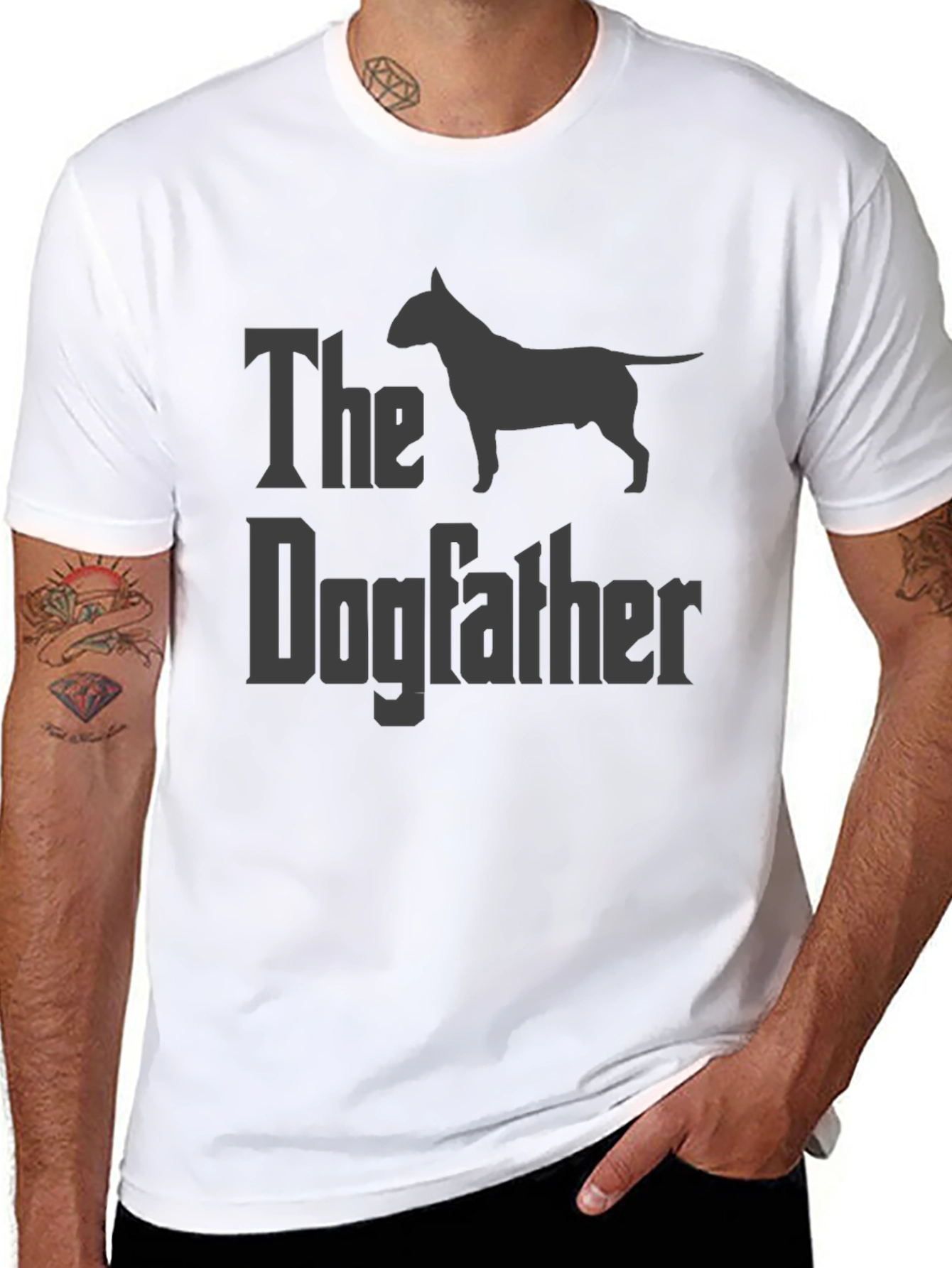 The Dogfather Graphic Tee - Black T-Shirt