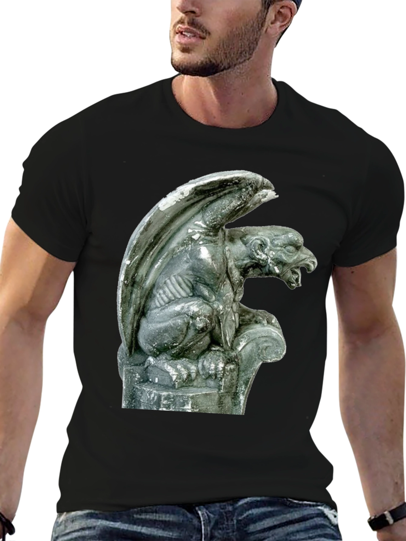 Gargoyle Graphic Black T-Shirt