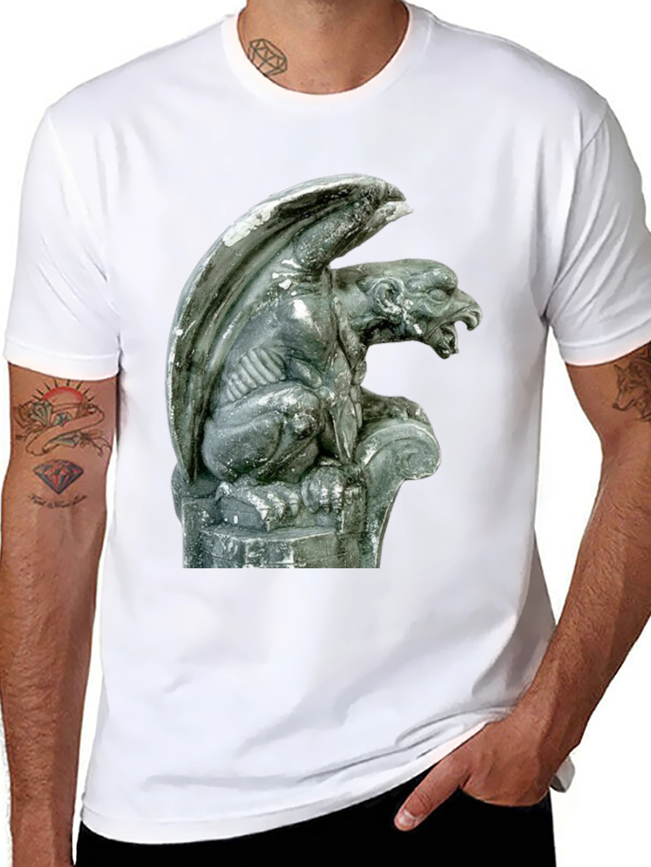Gargoyle Graphic Black T-Shirt