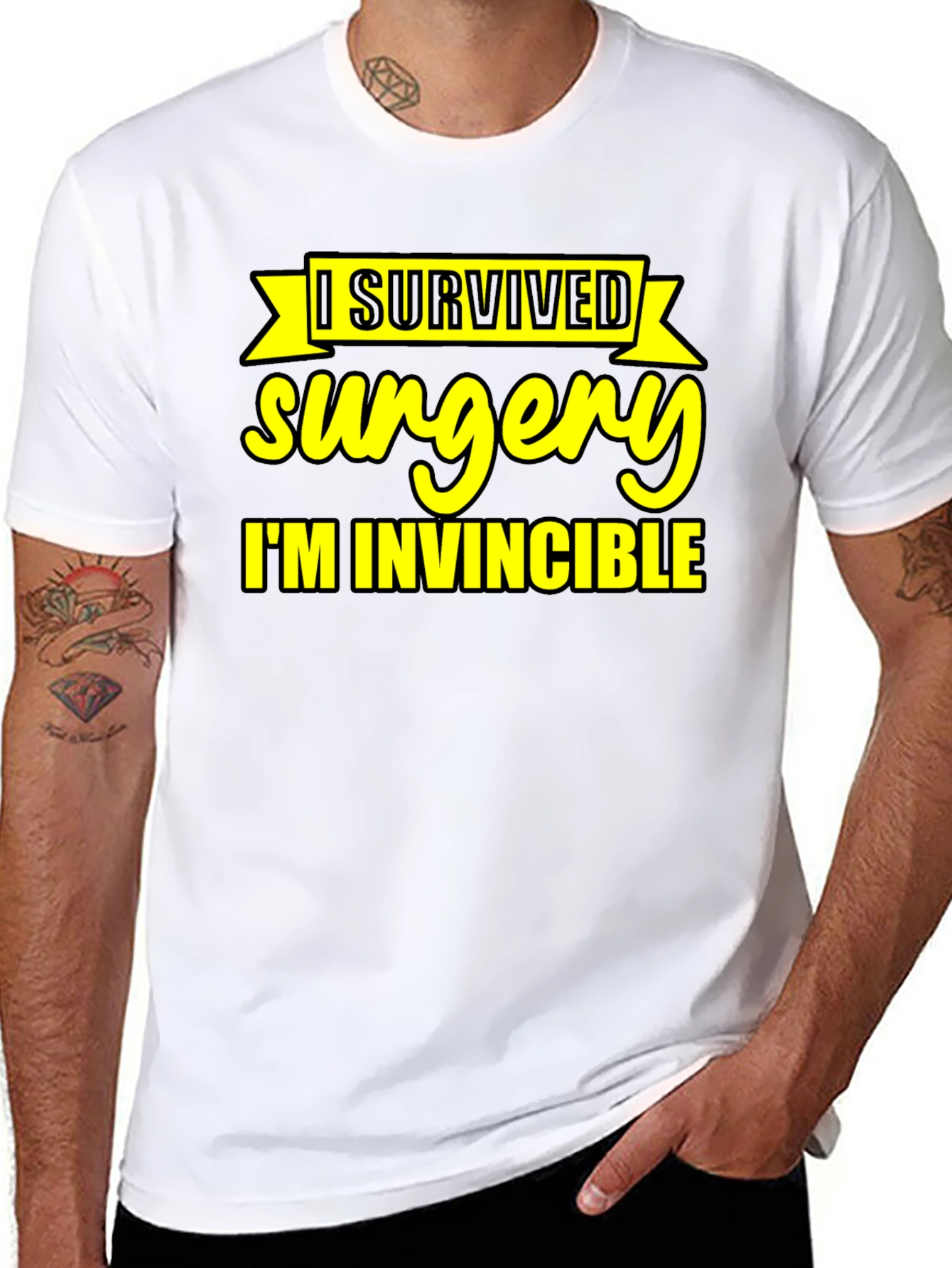 I Survived Surgery T-Shirt - Invincible Comfort Tee