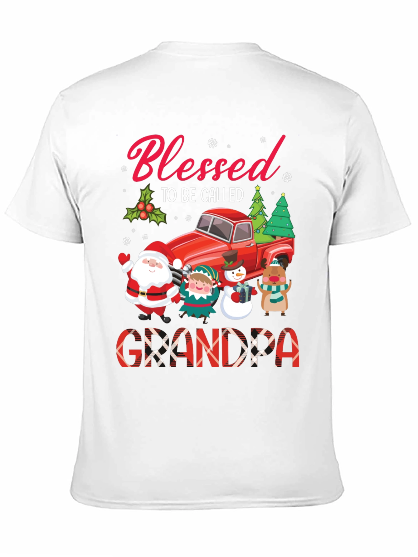 Blessed Grandpa Christmas T-Shirt