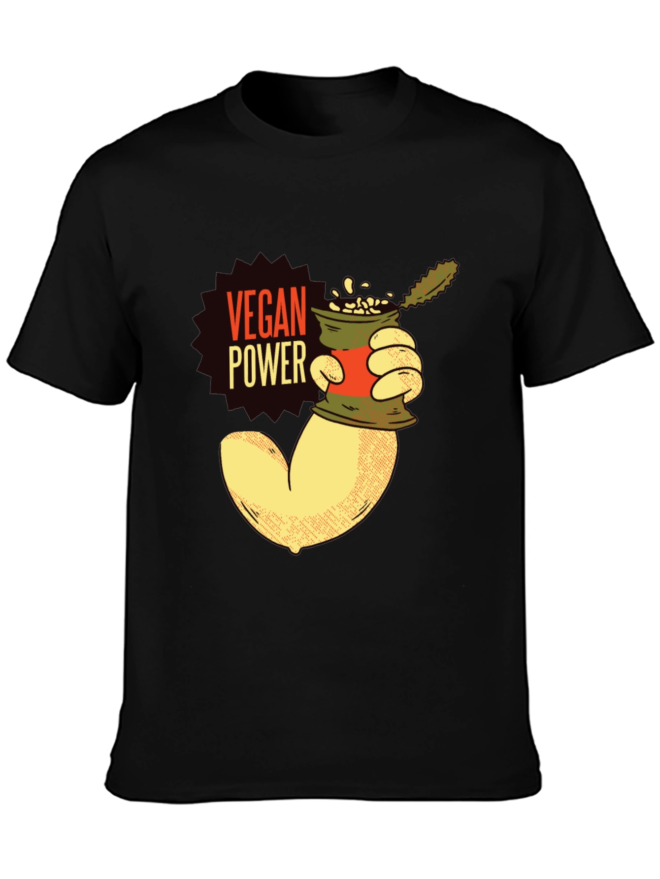 Vegan Power T-Shirt - Plant-Based Muscle Tee