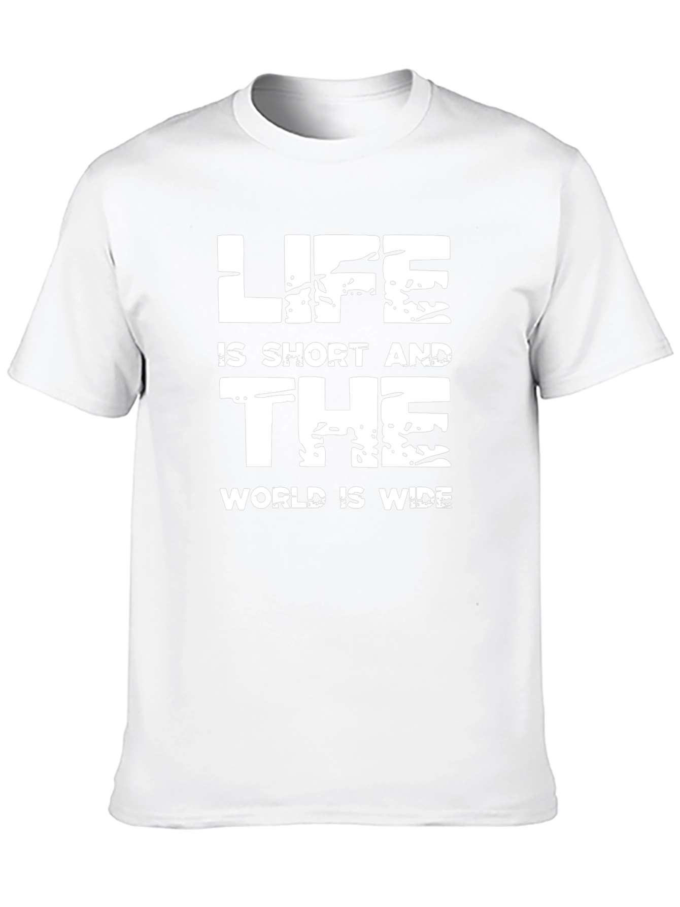 Life Is Short T-Shirt - Trendy Slogan Tee