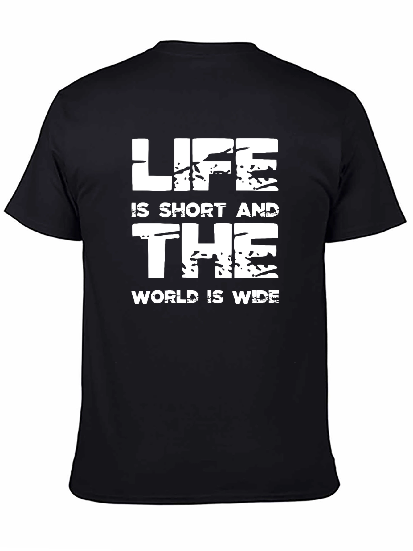 Life Is Short T-Shirt - Trendy Slogan Tee