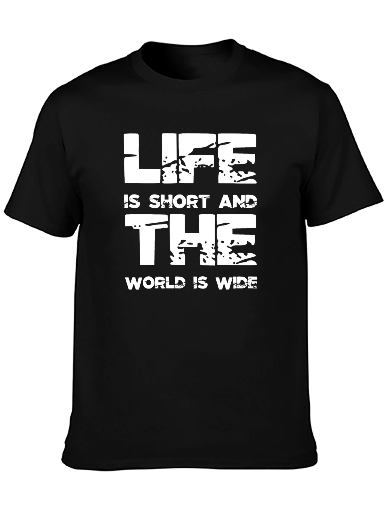 Life Is Short T-Shirt - Trendy Slogan Tee