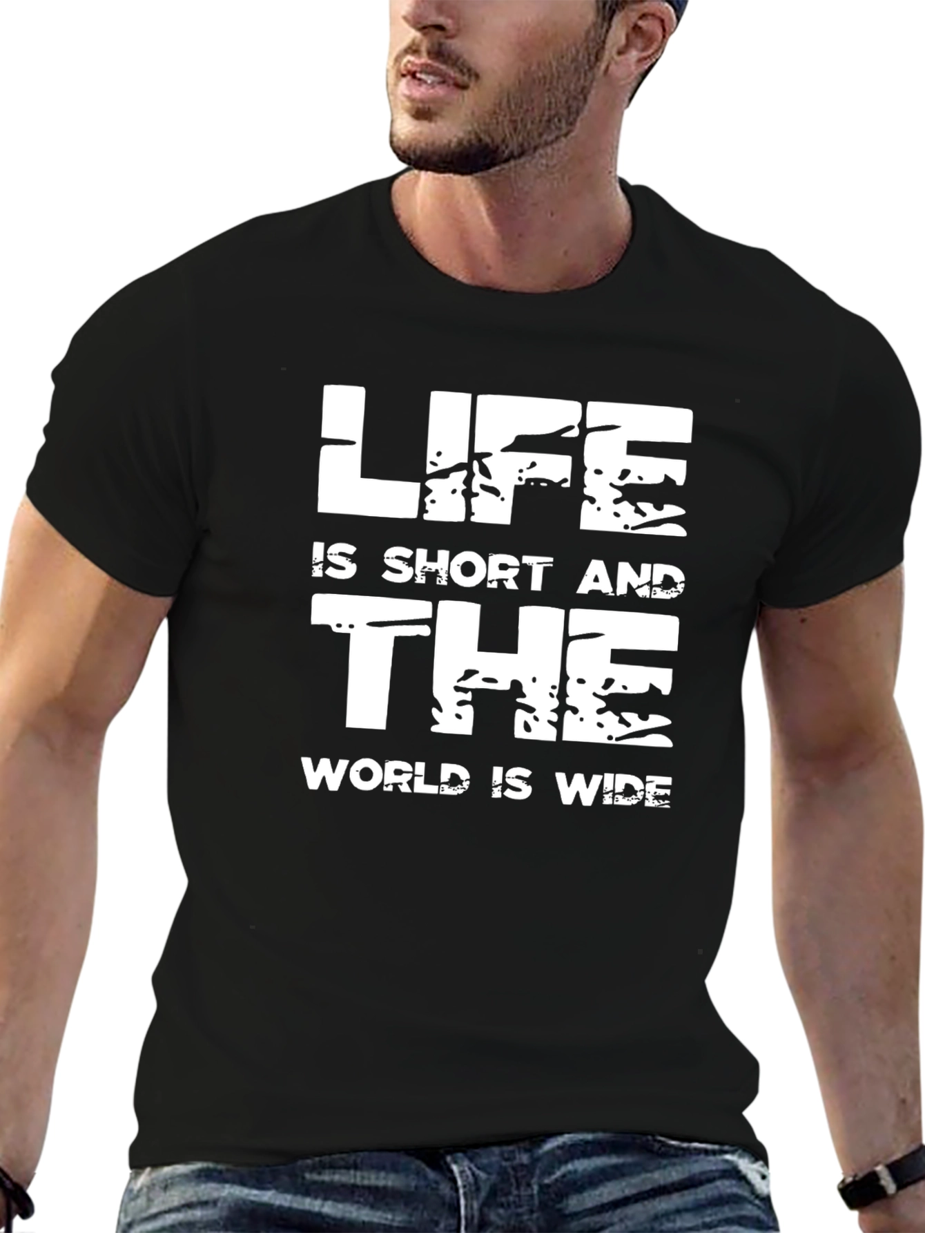 Life Is Short T-Shirt - Trendy Slogan Tee