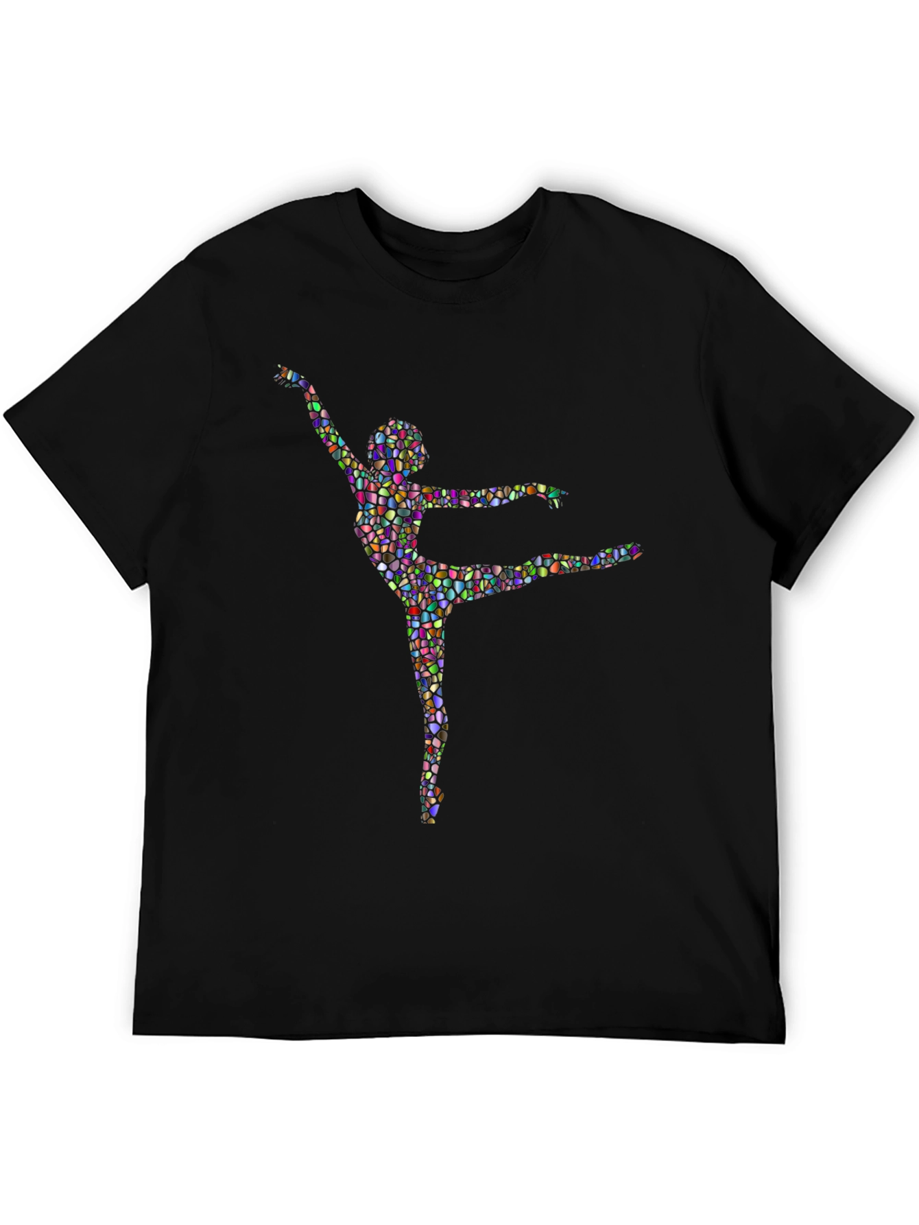 Mosaic Ballerina Black T-Shirt