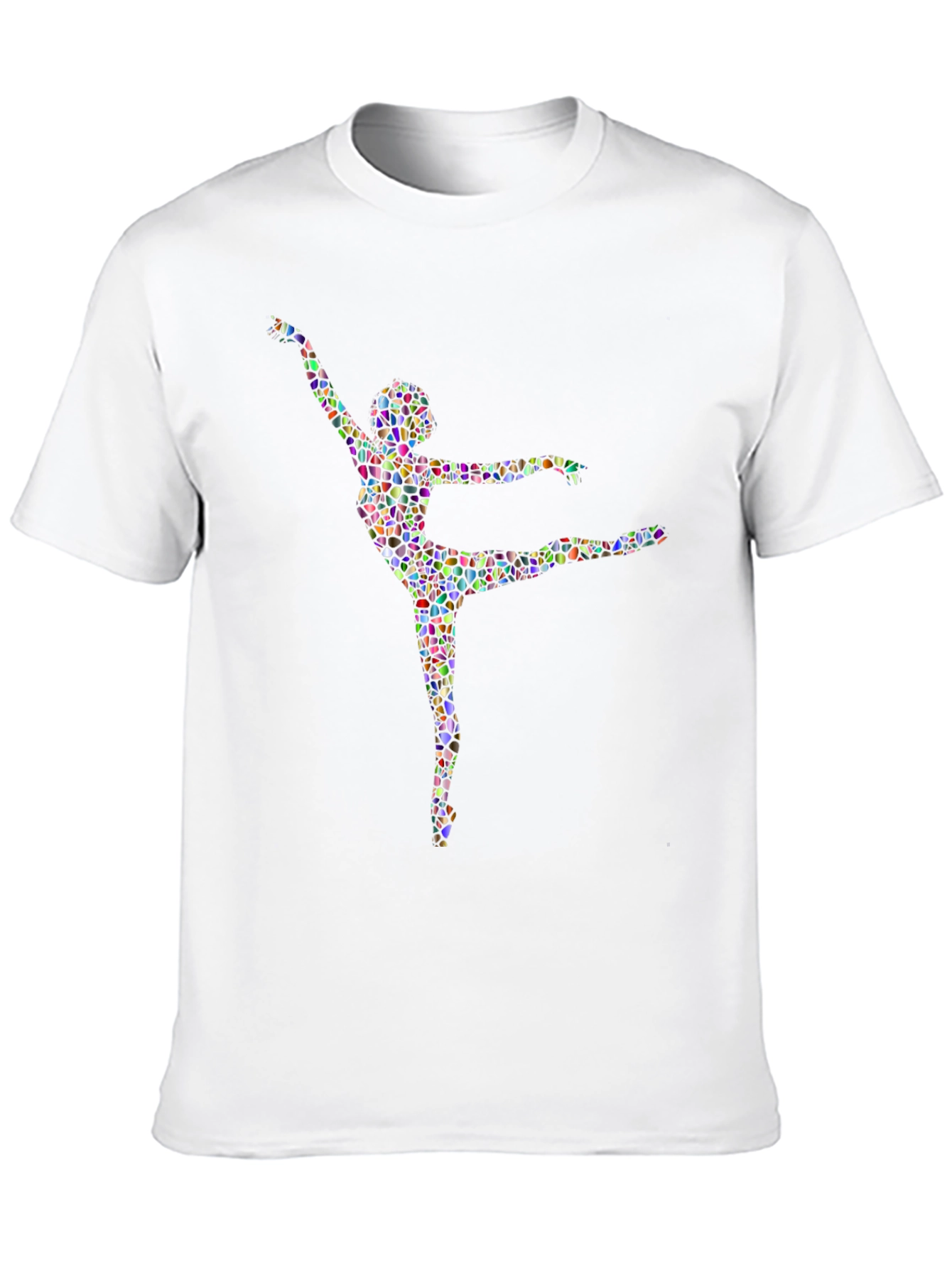 Mosaic Ballerina Black T-Shirt