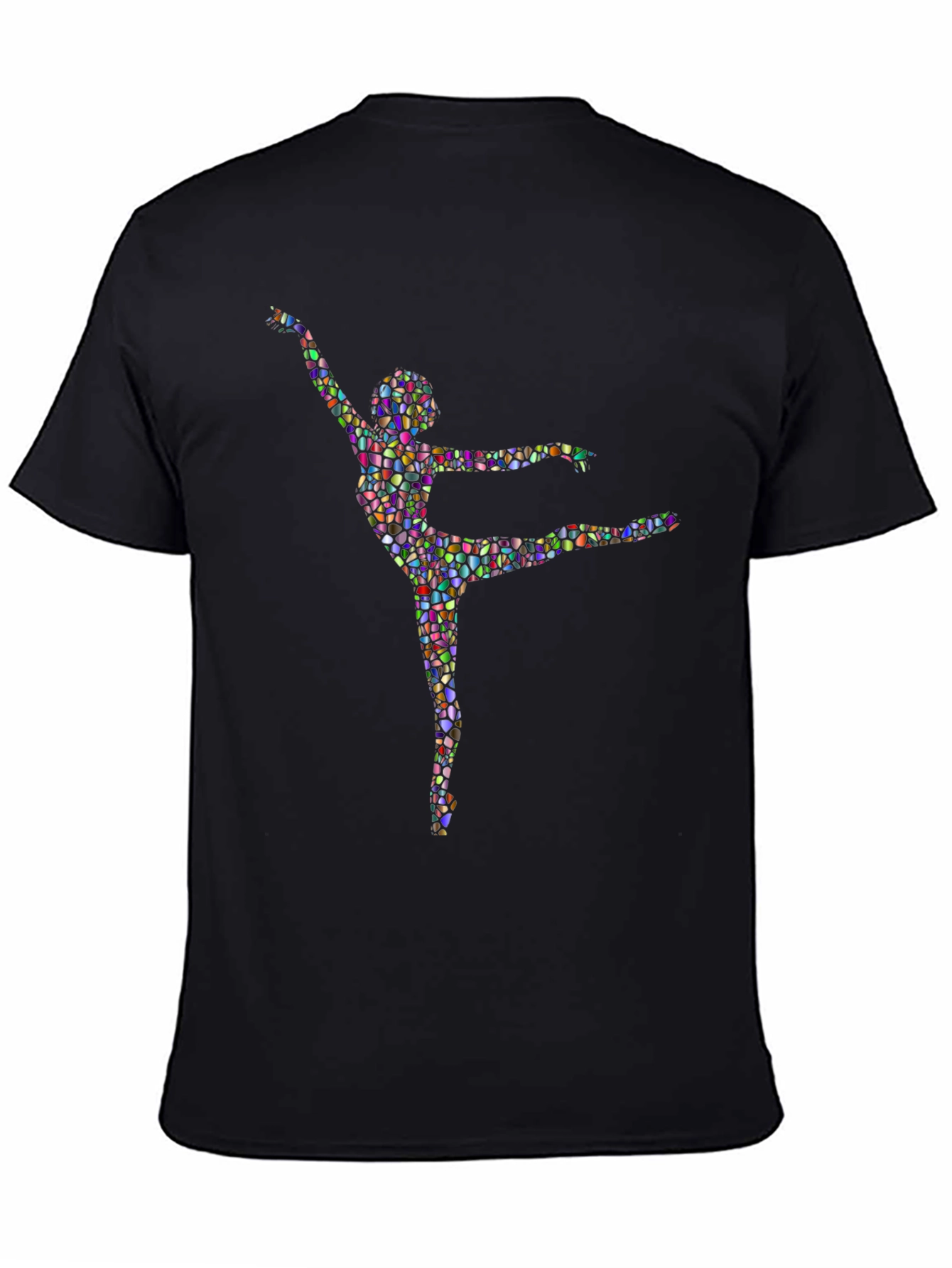 Mosaic Ballerina Black T-Shirt