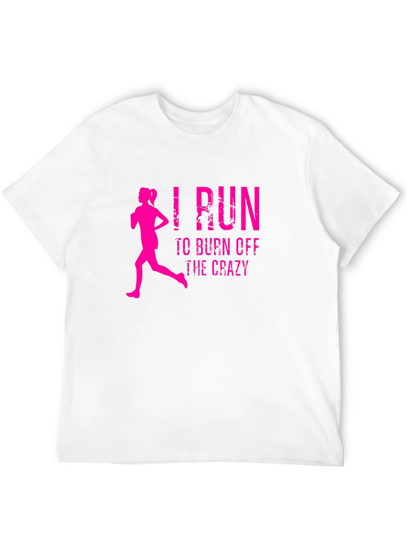 I Run To Burn Off The Crazy Graphic Tee