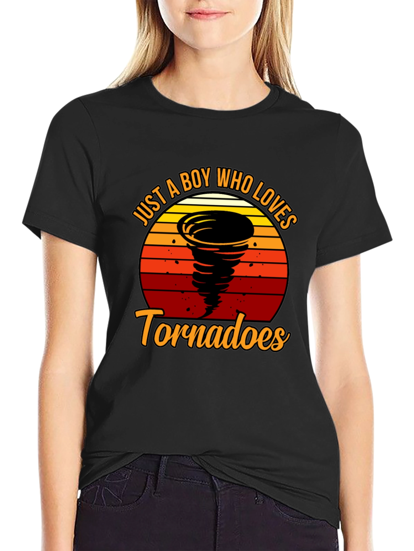 Just A Boy Who Loves Tornadoes T-Shirt