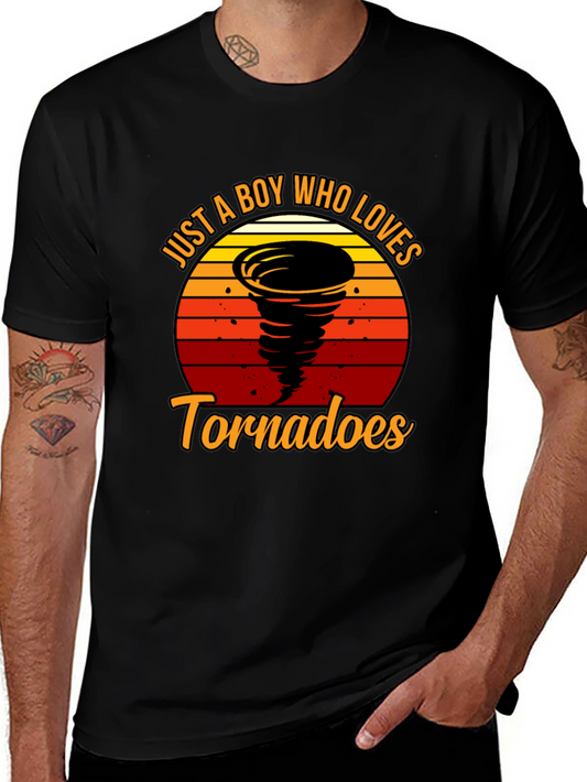 Just A Boy Who Loves Tornadoes T-Shirt