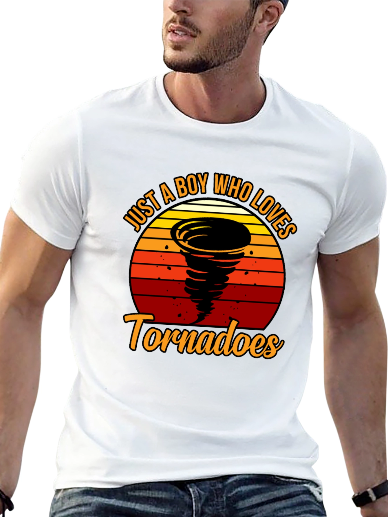 Just A Boy Who Loves Tornadoes T-Shirt