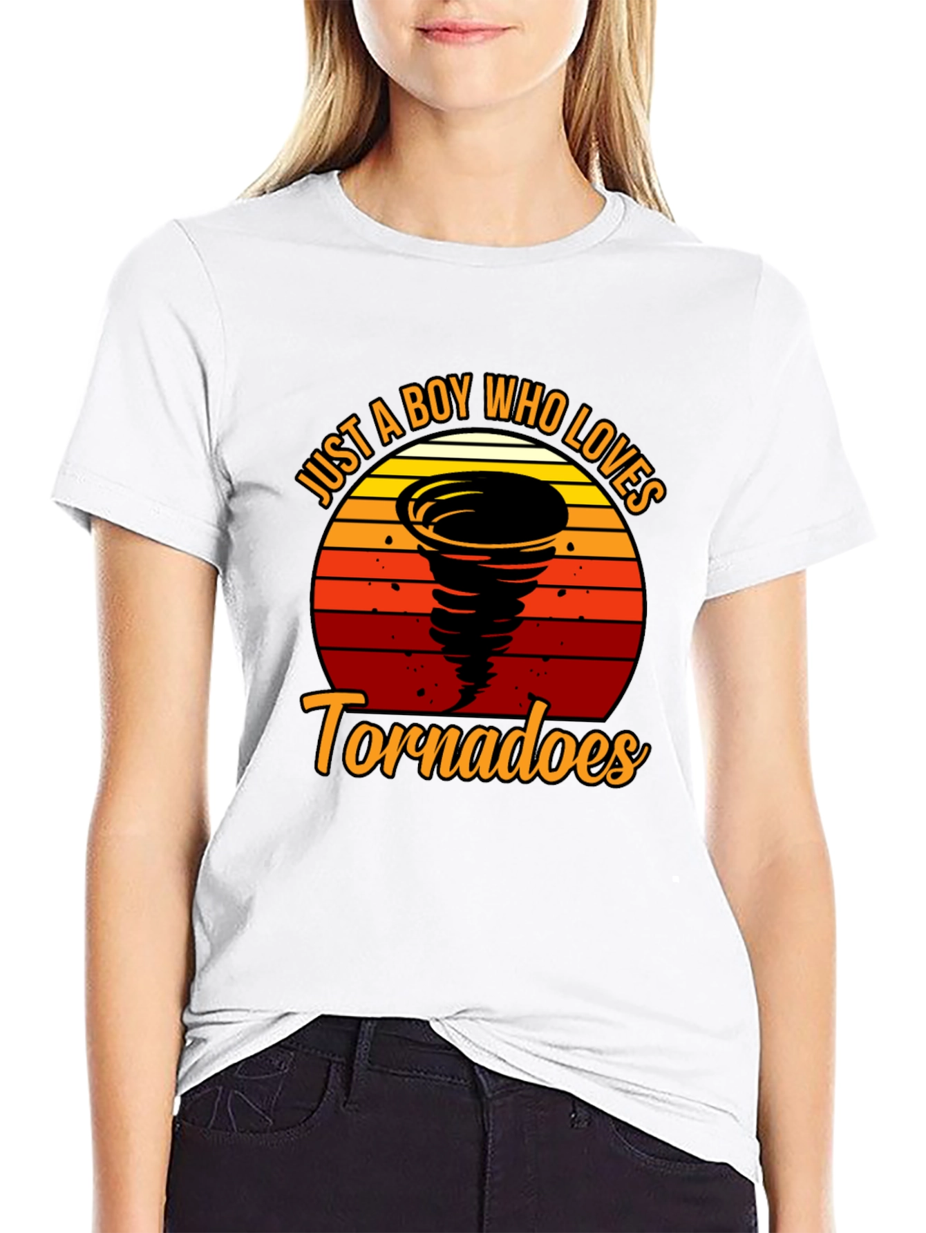 Just A Boy Who Loves Tornadoes T-Shirt