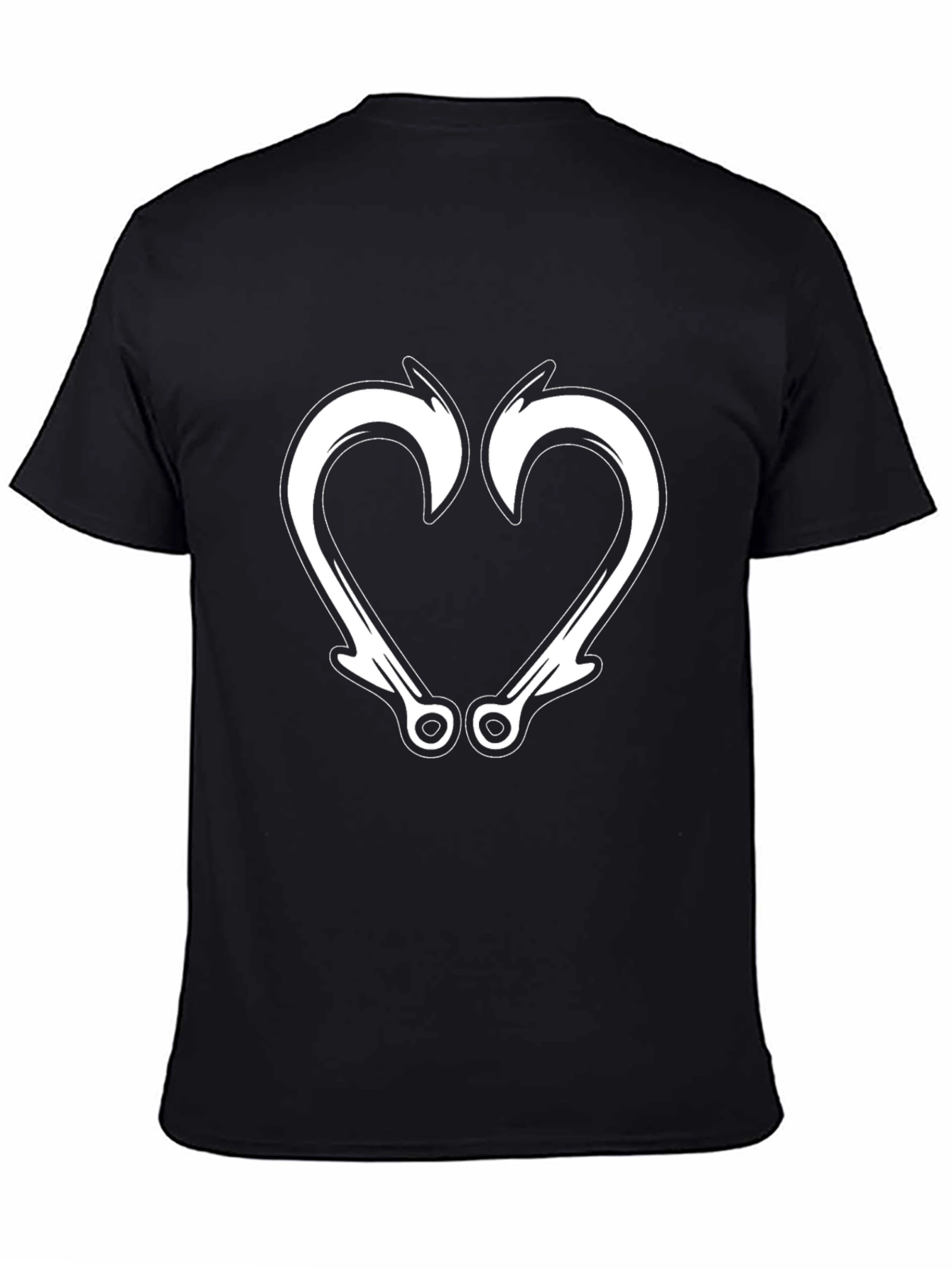 Hooked on Love Graphic Tee - Black