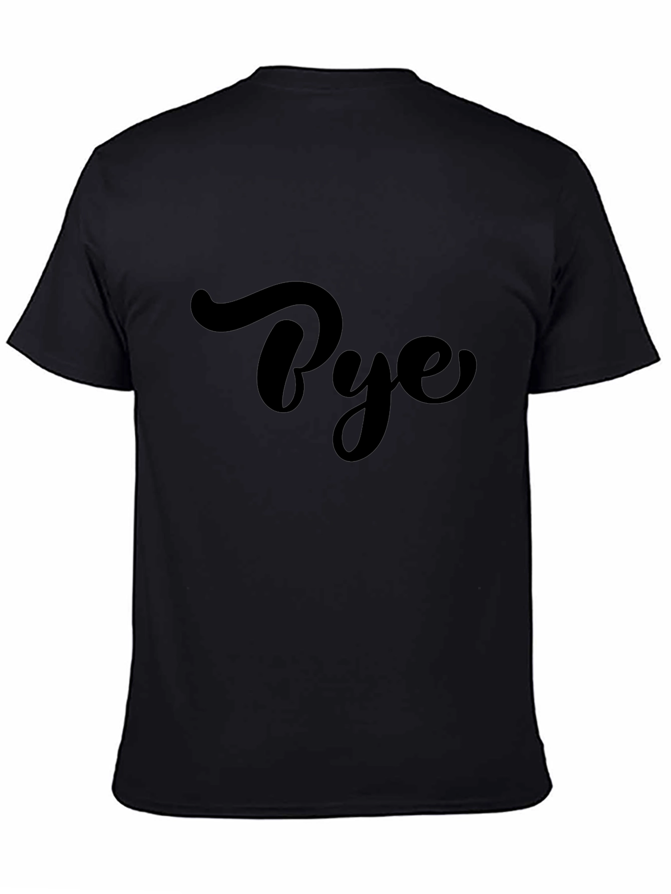 Bye Graphic T-Shirt - Casual Short Sleeve Tee